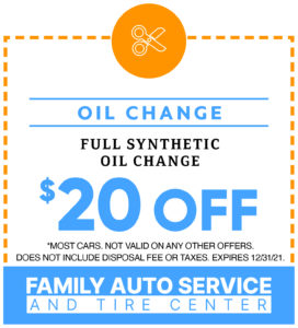 Full Synthetic Oil Change $20.00 Off Savings Coupon