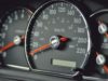 Dashboard gauges in an aging vehicle