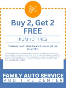 buy 2 get 2 free kumho tires