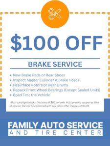 brake service savings
